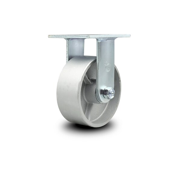 5 Inch Semi Steel Wheel Rigid Caster with Ball Bearing